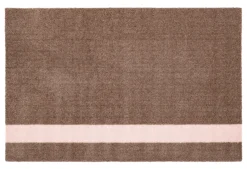 Tica Copenhagen Stripes Vertikal Gulvmåtte 60x90 cm, Sand/Rose