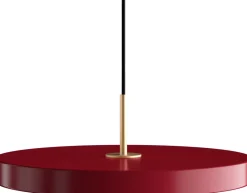 Hot Umage Asteria Pendel ?43 cm, Ruby Red/Messing