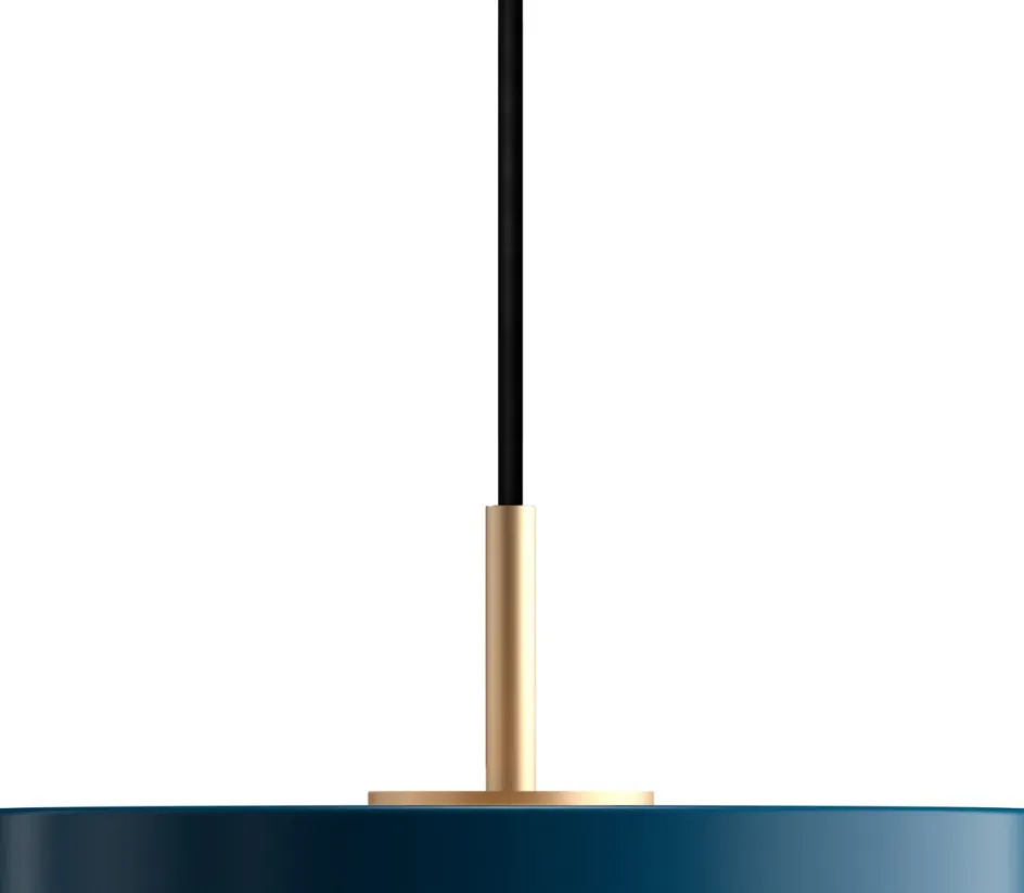 Clearance Umage Asteria Pendel ?15 cm, Petrol Blue/Messing