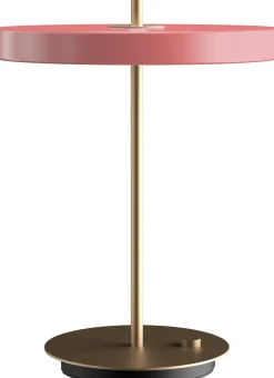 Umage Asteria Trådløs Bordlampe LED H41,5 cm, Nuance Rose/Messing