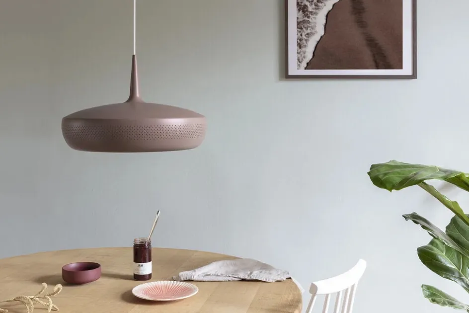 Clearance Umage Clava Dine Lampeskærm Ø43 cm, Umber