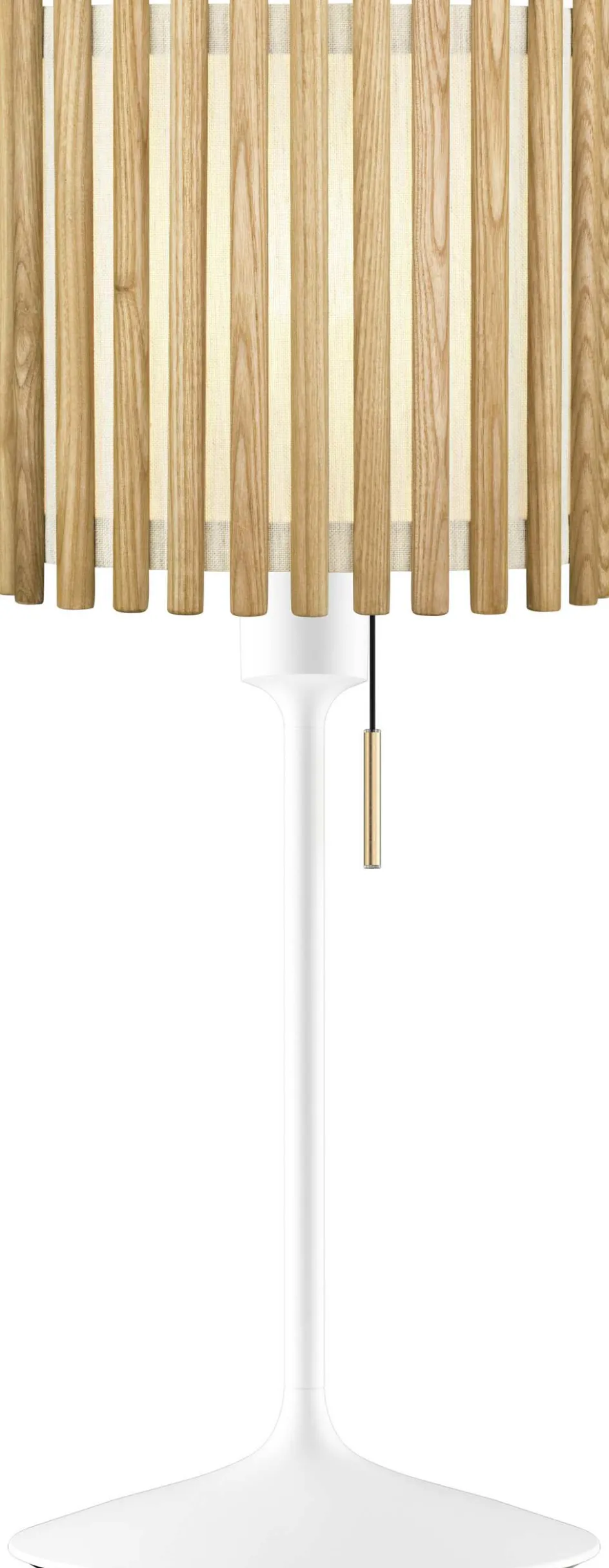 Hot Umage Komorebi Square Bordlampe H68 cm, Hvid/Eg