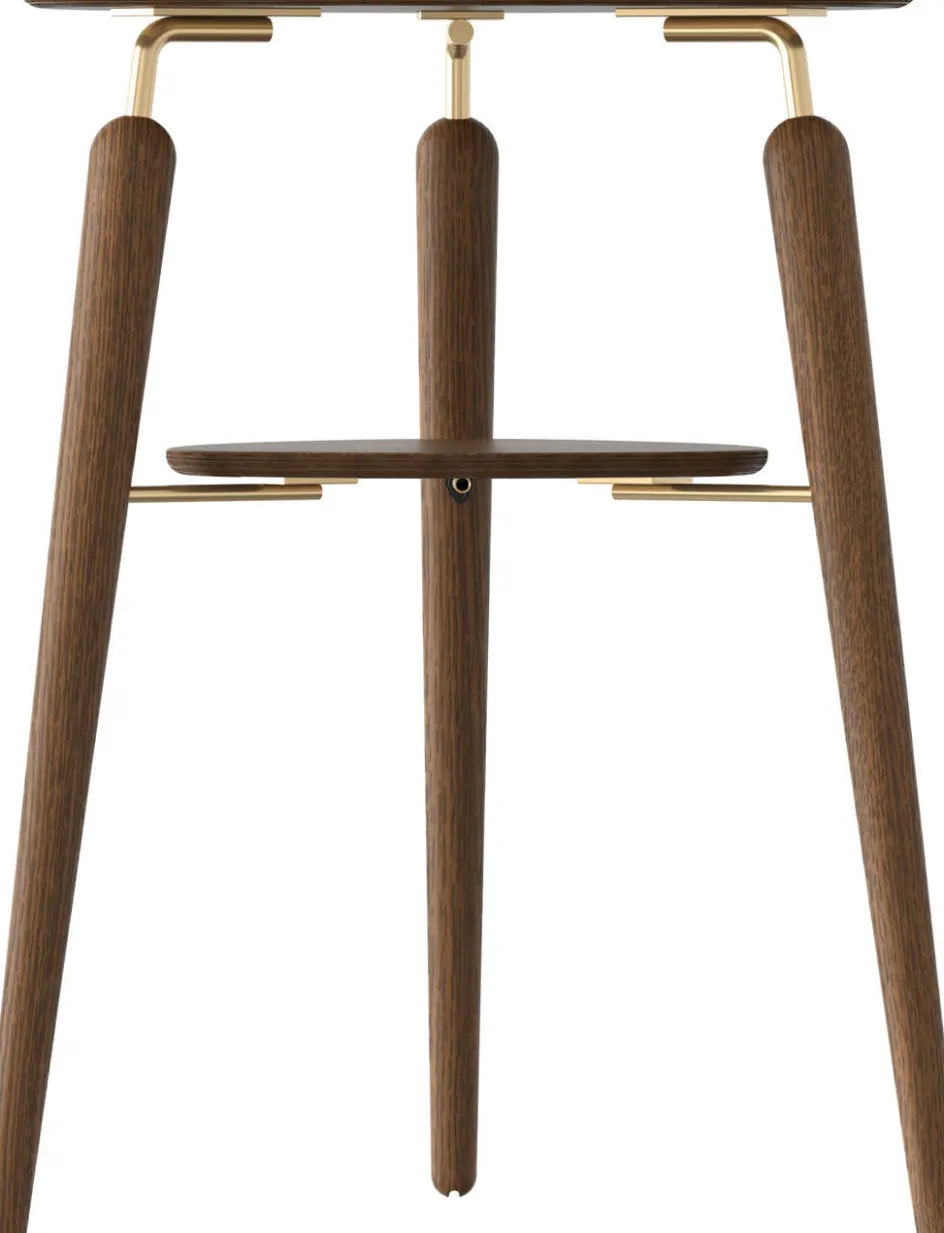 Outlet Umage My Spot Sidebord H59 cm, Mørk Eg/Messing
