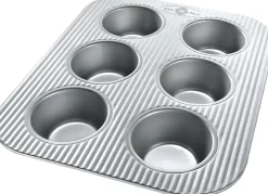 Discount USA Pan Muffinform til 6 stk, Stål