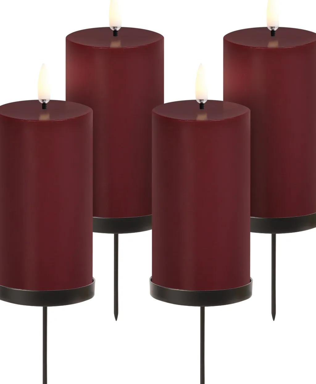 Uyuni Lighting Stearinlys|Led Stearinlys > Adventsgaveæske LED Ø5,8xH10,1 cm,