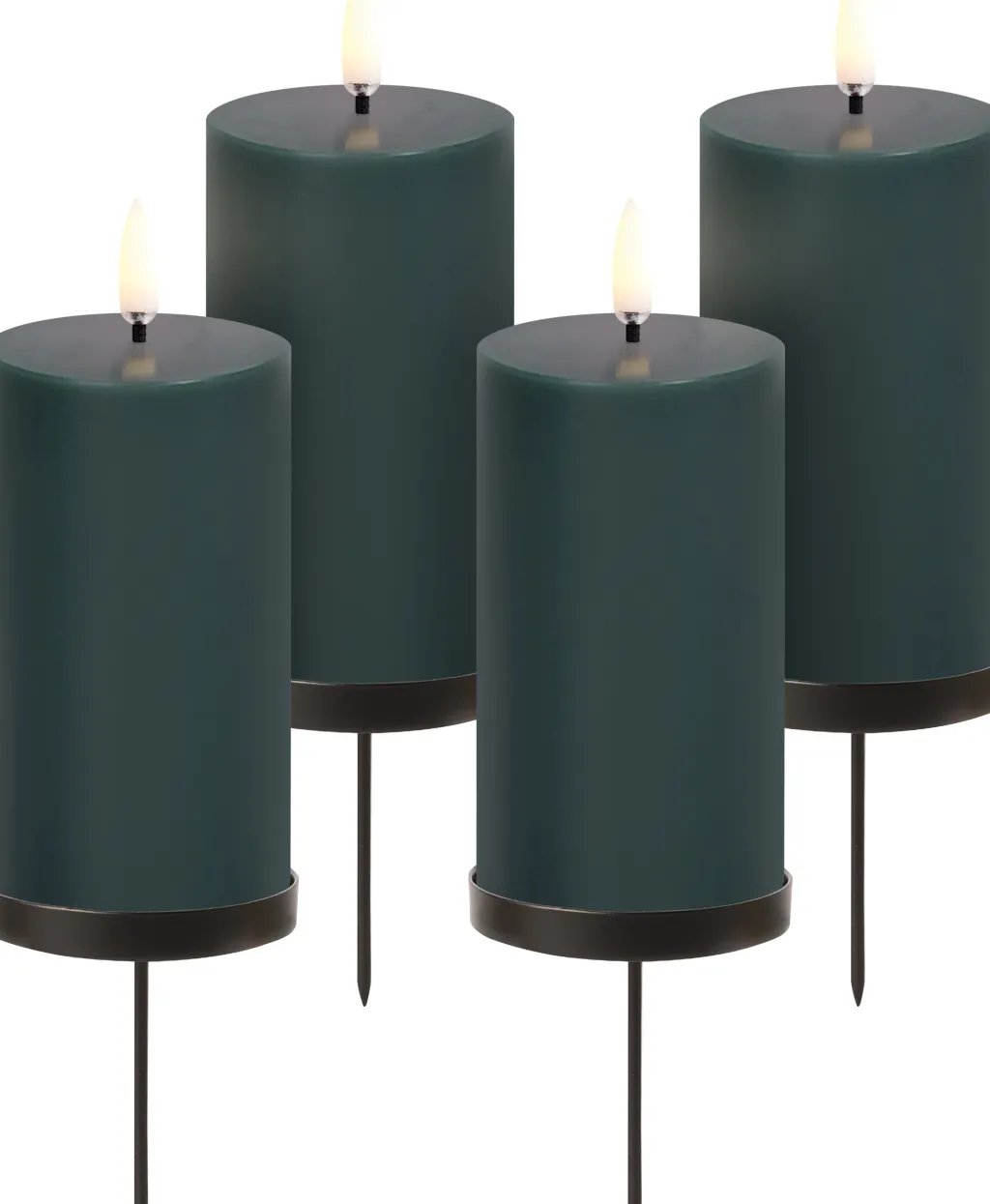 Best Adventsgaveæske LED Ø5,8xH10,1 cm, Stearinlys|Led Stearinlys
