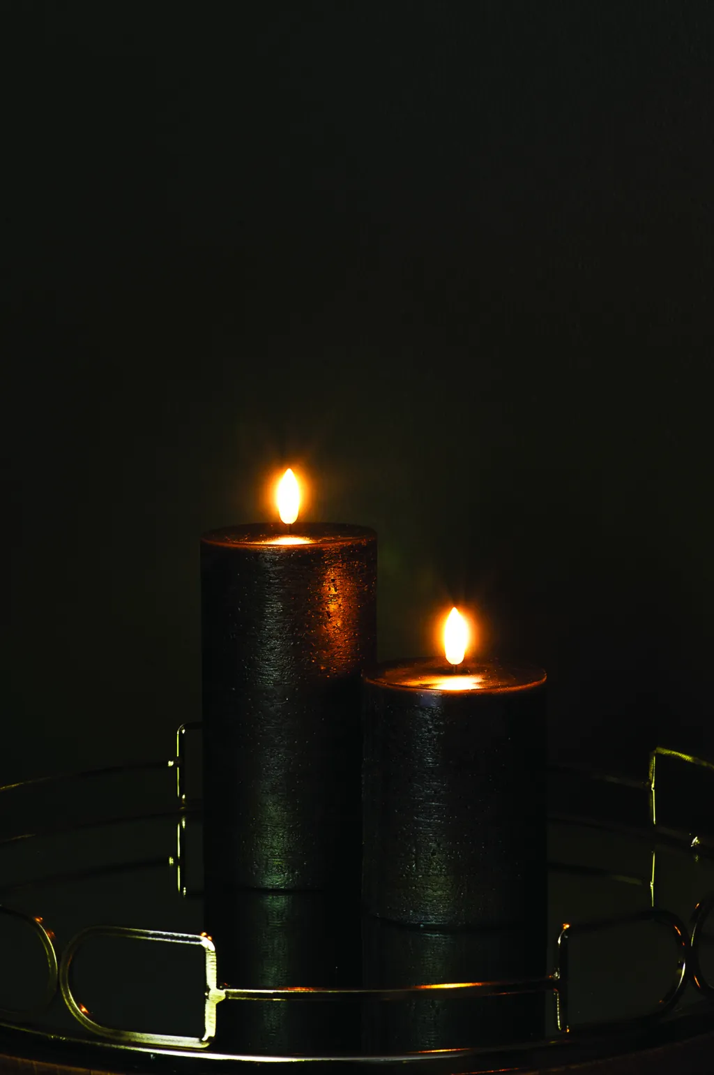 Discount Bloklys LED Ø7,8xH15 cm, Stearinlys|Led Stearinlys