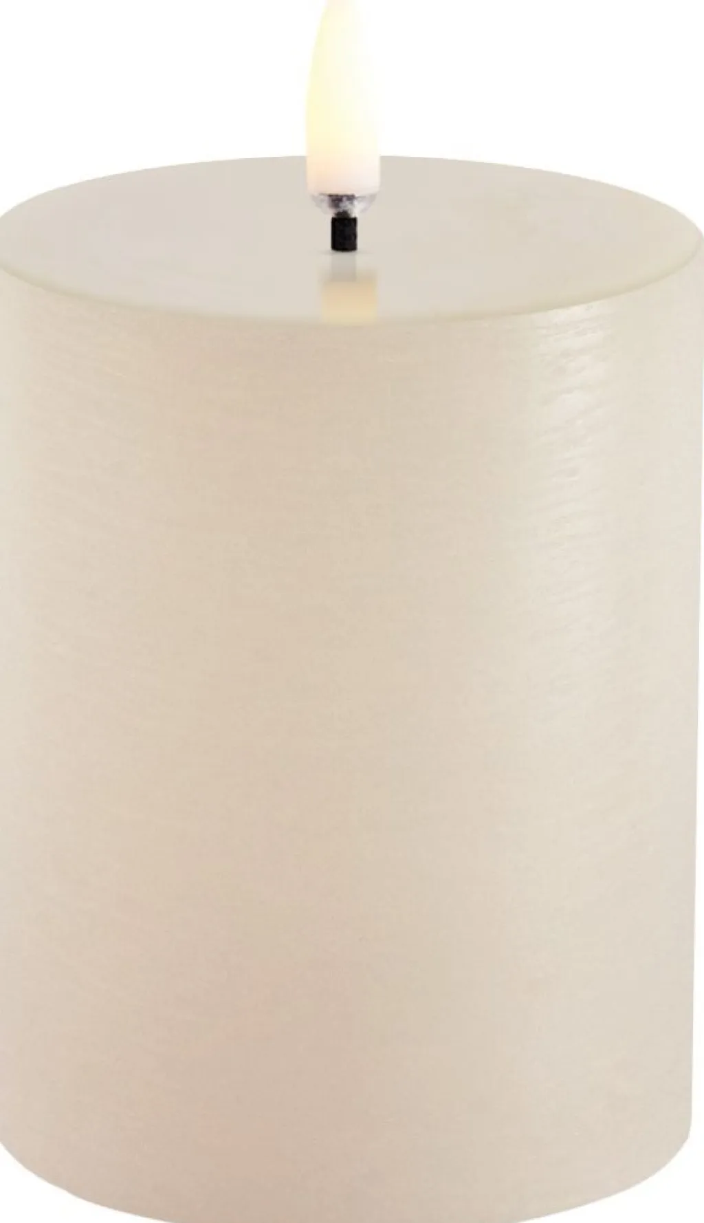 Discount Bloklys LED Ø7,8xH10 cm, Stearinlys|Led Stearinlys