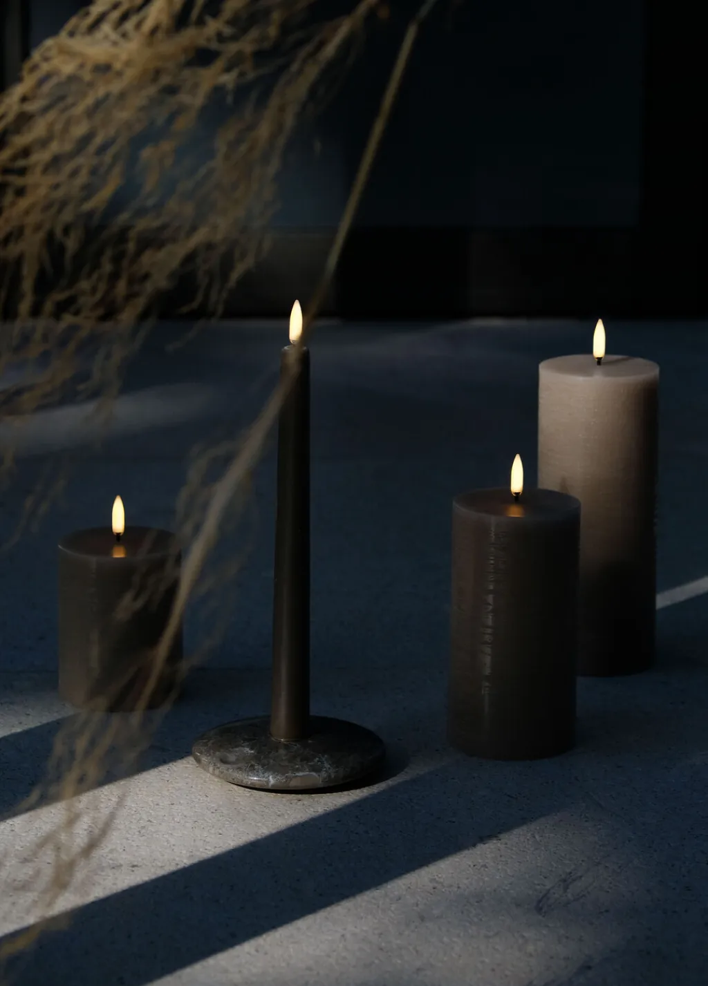 Uyuni Lighting Stearinlys|Led Stearinlys > Bloklys LED Ø7,8xH15 cm,