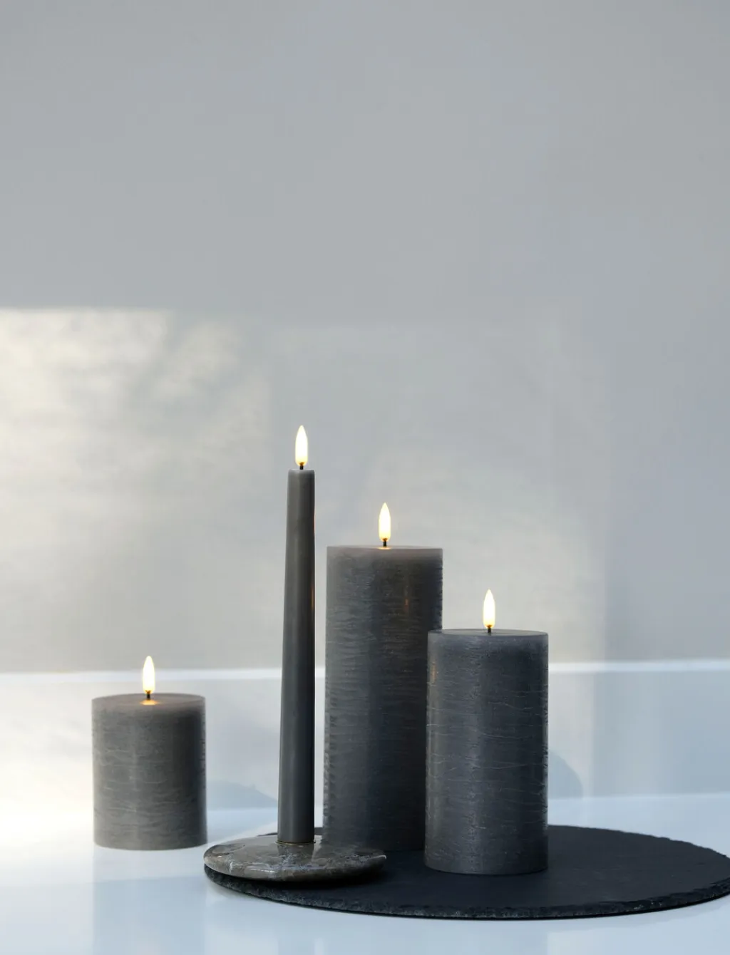 Uyuni Lighting Stearinlys|Led Stearinlys > Bloklys LED Ø7,8xH10 cm,