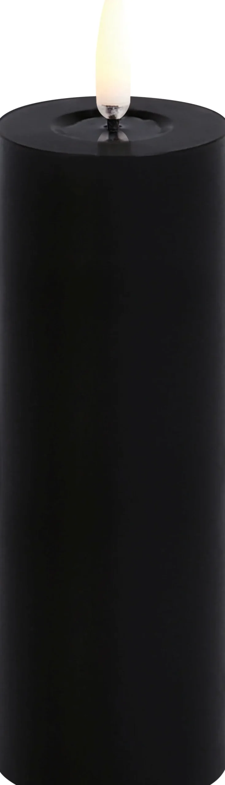 Sale Uyuni Lighting Bloklys m. Smelteeffekt LED Ø5xH14,5 cm, Pain Black