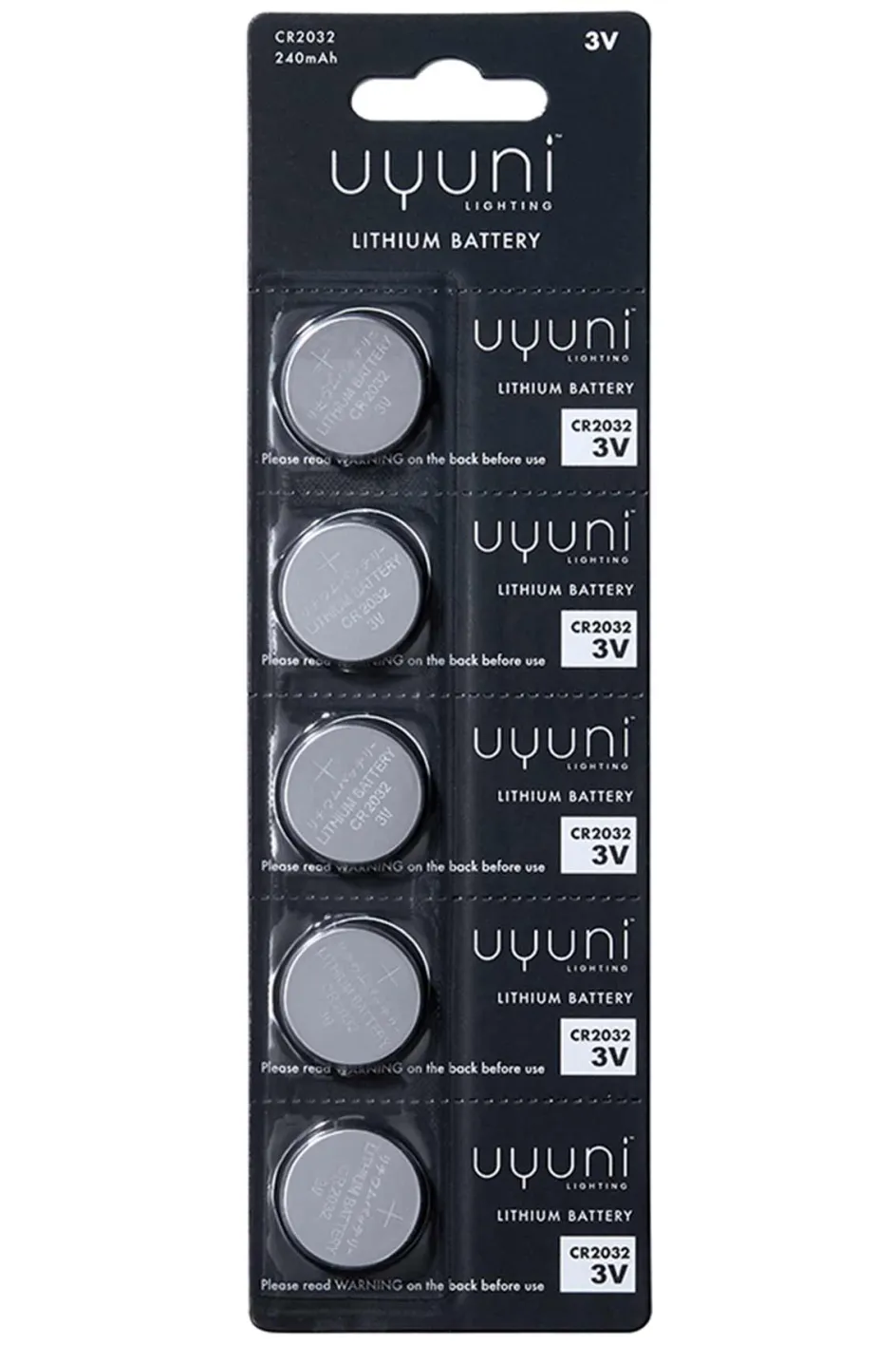 New Uyuni Lighting CR2032 Batterier 5 stk.