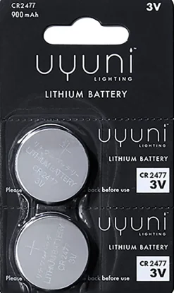Uyuni Lighting CR2477 Batterier 2 stk.
