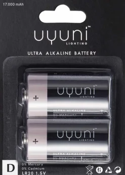 Uyuni Lighting Batterier > D Batterier 2 stk.