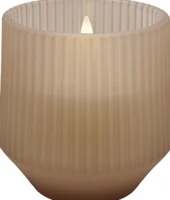 Outlet Duftglaslys LED Ø8,5xH9,5 cm, Stearinlys|Led Stearinlys