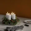 Uyuni Lighting Stearinlys|Led Stearinlys > Gaveæske Bloklys LED m. Fjernbetjening og Spyd 9 Dele, Nordic White
