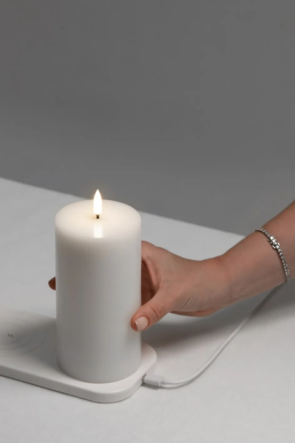 Sale Uyuni Lighting Genopladelig C-Batteriindsats til Bloklys