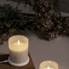 Uyuni Lighting Stearinlys|Led Stearinlys > Genopladeligt Glaslys LED Ø8,2xH6 cm, Vanilla