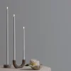 Hot Kronelys LED ?2,3xH40 cm, Nordic White Stearinlys|Led Stearinlys