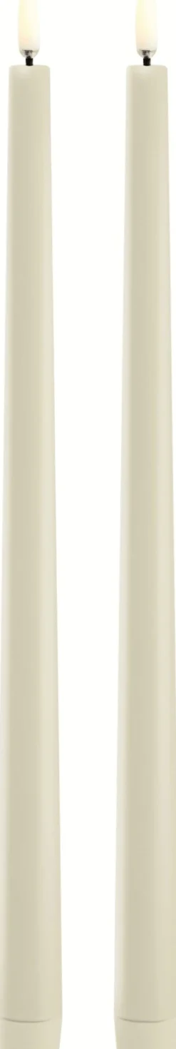 Best Kronelys LED 2 stk. ?2,3xH32 cm, Stearinlys|Led Stearinlys