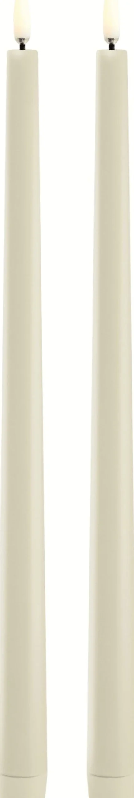 Best Kronelys LED 2 stk. ?2,3xH32 cm, Stearinlys|Led Stearinlys