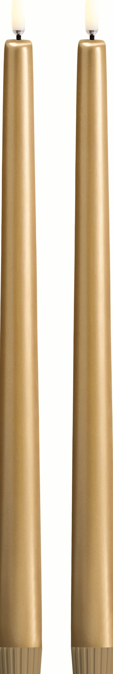 Uyuni Lighting Stearinlys|Led Stearinlys > Kronelys LED 2 stk. ?2,3xH32 cm,