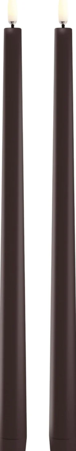 Uyuni Lighting Stearinlys|Led Stearinlys > Kronelys LED 2 stk. ?2,3xH32 cm,