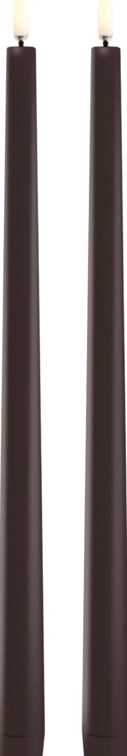 Uyuni Lighting Stearinlys|Led Stearinlys > Kronelys LED 2 stk. ?2,3xH32 cm,