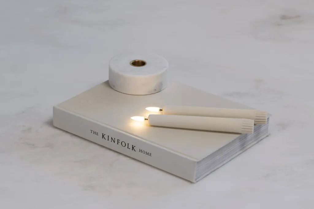 Uyuni Lighting Stearinlys|Led Stearinlys > Kronelys LED 2 stk. ?2,3xH16,4 cm,