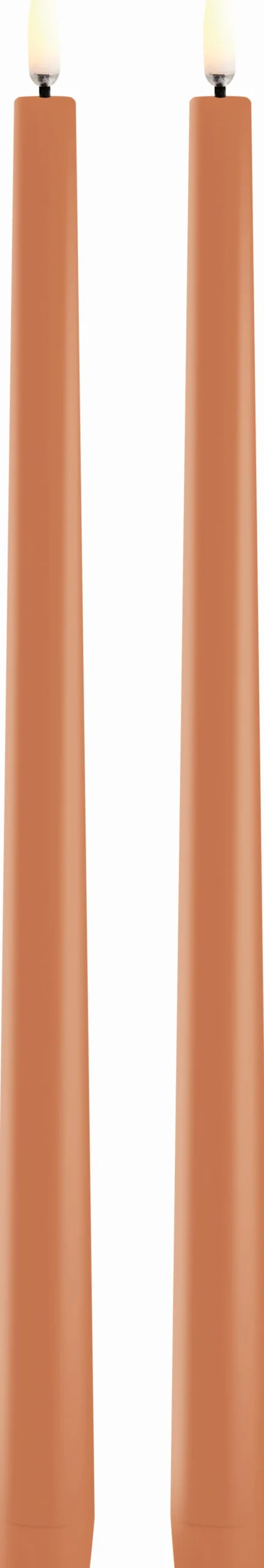 Hot Kronelys LED 2 stk. Ø2,3xH32 cm, Stearinlys|Led Stearinlys