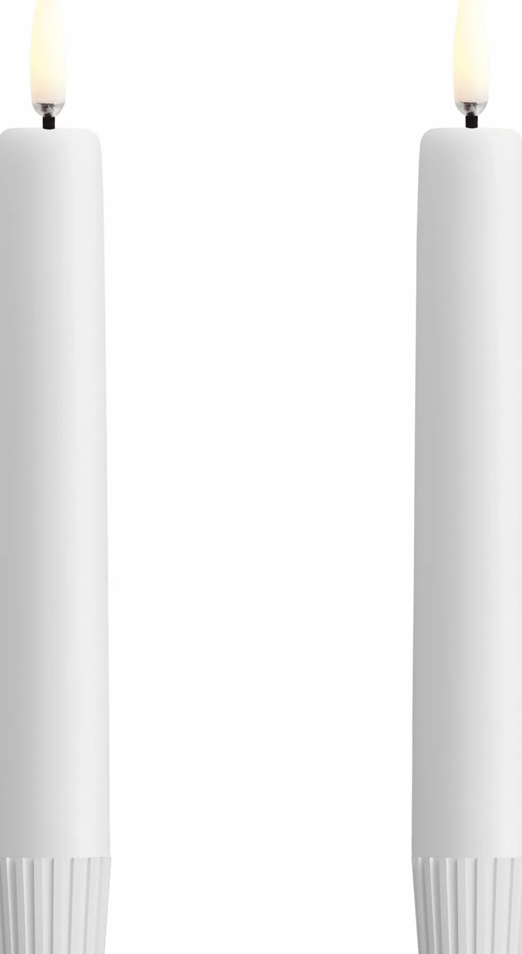 Uyuni Lighting Stearinlys|Led Stearinlys > Kronelys LED 2 stk. ?2,3xH16,4 cm,