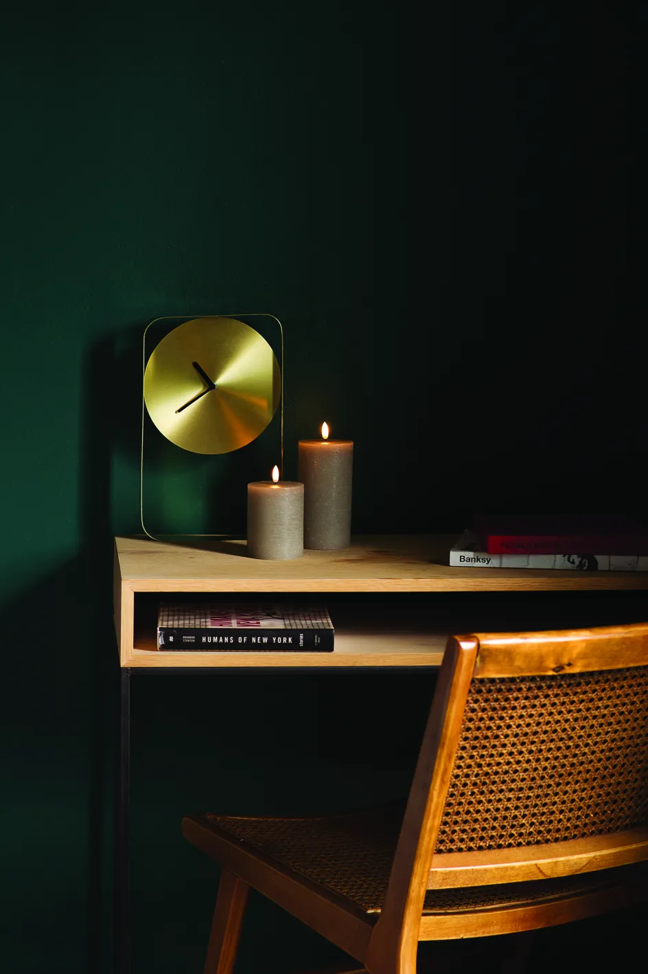 New Uyuni Lighting Bloklys LED Ø7,8xH20 cm, Sandstone/rustik