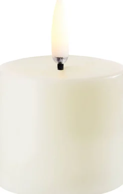 Discount Uyuni Lighting Bloklys LED Ø5xH4,5 cm, Ivory