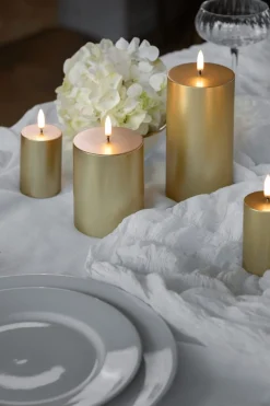 Best Uyuni Lighting Bloklys LED ?7,8xH10 cm, Guld