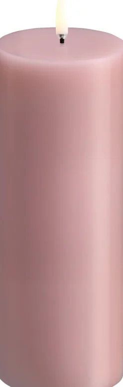 Clearance Uyuni Lighting Bloklys LED ?7,8xH20 cm, Rose Powder