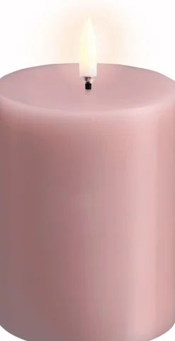 Online Bloklys LED ?7,8xH10 cm, Stearinlys|Led Stearinlys