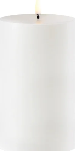 Online Bloklys Udendørs LED Ø8,4xH15 cm, Stearinlys|Led Stearinlys