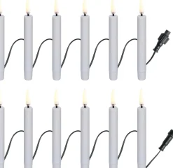 New Uyuni Lighting Forlængerledning m. 12 Julelys, Hvid