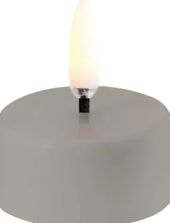 Clearance Uyuni Lighting Fyrfadslys 400 LED Ø3,9xH2 cm, Sandstone Plastik