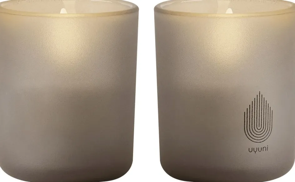 Sale Uyuni Lighting Glaslys LED 2 stk. Ø6xH7 cm, Sandstone