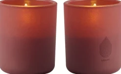 Online Uyuni Lighting Glaslys LED 2 stk. ?6xH7 cm, Wine Red
