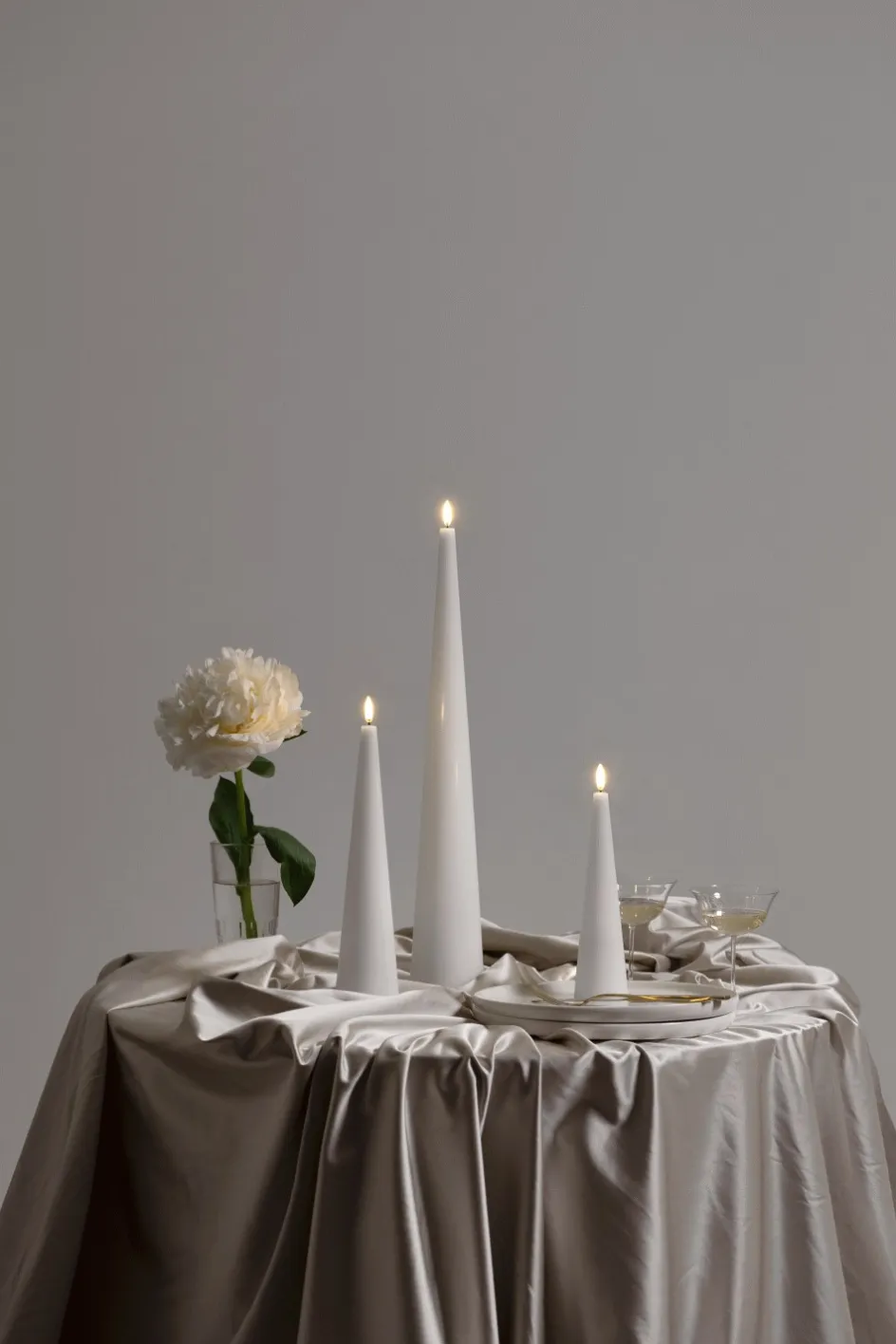 Uyuni Lighting Keglelys LED ?8,3xH50 cm, Nordic White