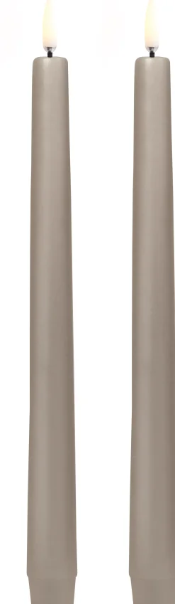 Uyuni Lighting Stearinlys|Led Stearinlys > Kronelys LED 2 stk. Ø2,3xH25 cm,