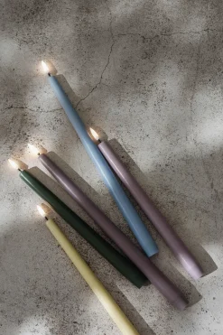 Uyuni Lighting Kronelys LED 2 stk. Ø2,3xH32 cm, Light Lavender
