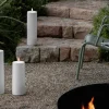 Discount Uyuni Lighting Maxi Bloklys Udendørs LED Ø12xH30 cm, Hvid Plastik
