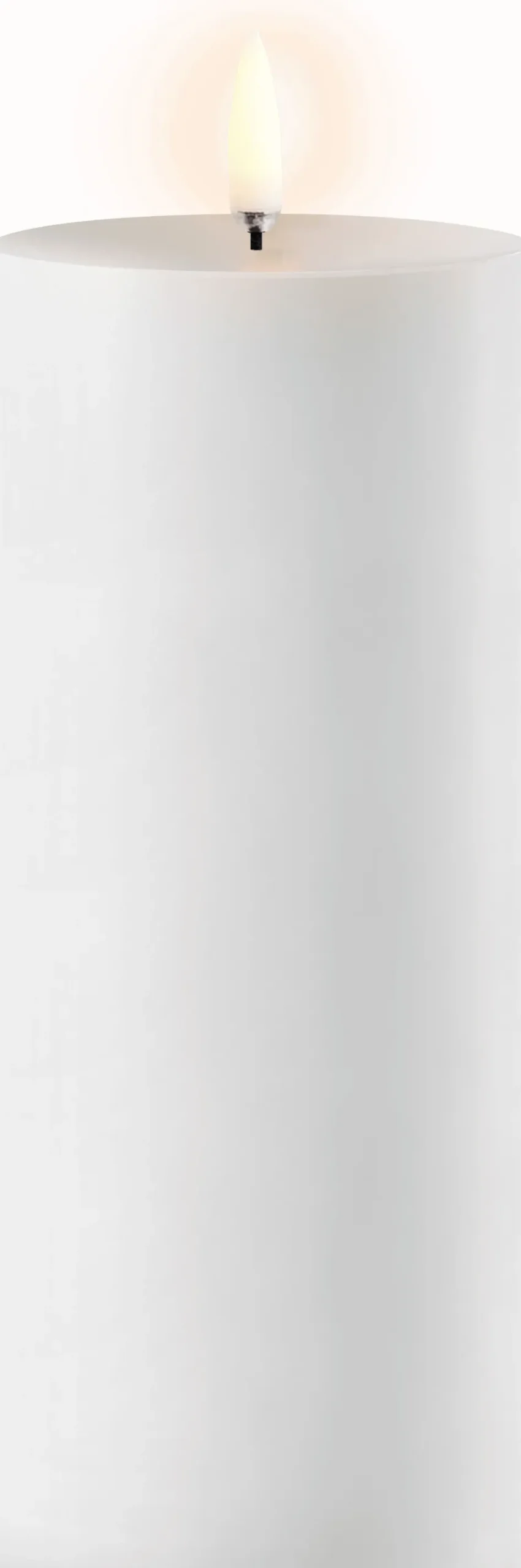 Discount Uyuni Lighting Maxi Bloklys Udendørs LED Ø12xH30 cm, Hvid Plastik