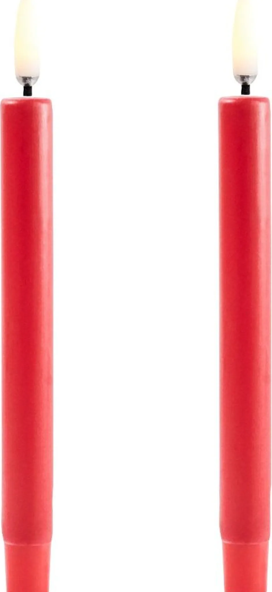 Discount Uyuni Lighting Mini Kertelys LED 2 stk. Ø1,3xH13,8 cm, Rød