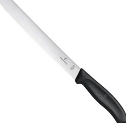 Outlet Victorinox Brødkniv 21 cm, Sort Fibrox