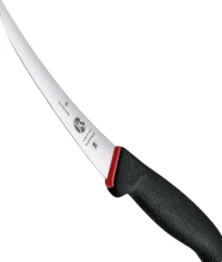 Victorinox Udbener- Og Filetknive > Fibrox Dual Grip Flex Udbenerkniv Buet 15 cm, Sort