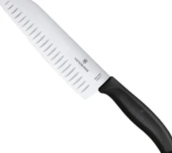 Clearance Victorinox Santoku Kniv Classic 17 cm, Sort Fibrox